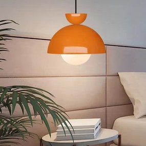 Lustră pe cablu SALVA 1xE27/15W/230V portocalie
