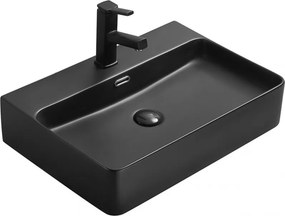 Mexen Lara Chiuvetă pe blat 60 x 42 cm, negru mat - 21166085