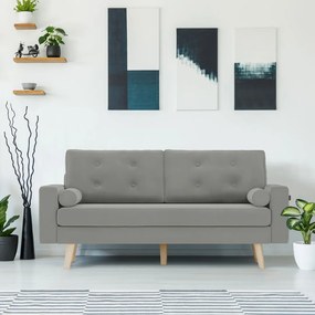 Canapea gri 3 locuri MANDI VELVET