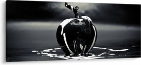 Tablou cu mărul negru (120x50 cm)