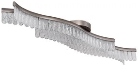 Lustra aplicata, Metal Grafit Mat, Cristale Acrilice, JULIET 67348D GL