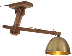 vidaXL Lampă de tavan 25 W, alamă antichizată, 105x30x65-108 cm, E27