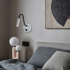 Lampă LED flexibilă de perete Brilagi MAYA LED/3W/230V 4000K argintiu