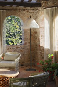 Lampa de podea iluminat exterior decorativ SAIGON 195/T70 gri/crem