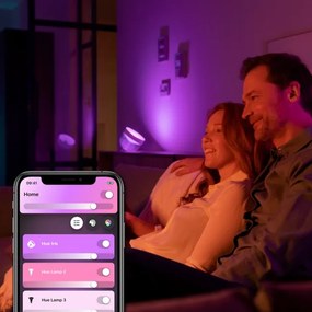 Philips Hue IRIS LED 8,2W 230V lampă de birou RGB cu dimmer negru