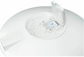 Plafonieră de exterior LED VISTA cu senzor, 15W/230V, Ø 26 cm, IP54, albă