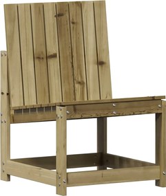 vidaXL Scaune de grădină, 50,5x55x77 cm, lemn de pin impregnat