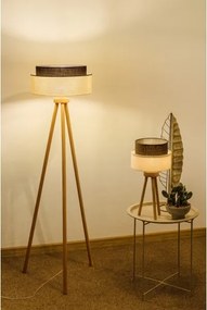 Brilagi - Lampă de masă LED stil BOHO 1xE27/15W/230V crem/maro