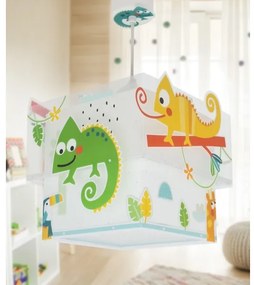 Lustră pentru copii HAPPY JUNGLE 1xE27/15W/230V Dalber 63312