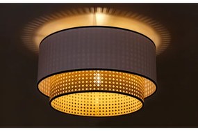 Plafonieră Duolla BOHO 1xE27/15W/230V d. 45 cm alb/ratan