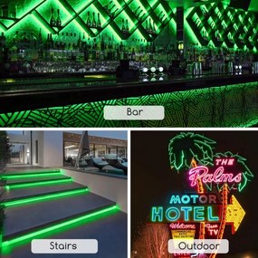 Aigostar - Bandă LED 50 m, verde, 350 W, 230 V, IP65