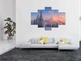 Tablou - Peisaj de iarnă (150x105 cm)