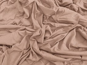 Cearsaf Jersey roz prafuit 90 x 200 cm