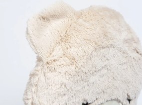 Perna decorativa pentru copii URSULET 27cm, bej