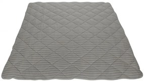 Pilota Alcam damasc gri 180x200 cm, umplutura lana, 300 g/mp