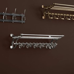 Suport haine design LUX Hudson S, nickel 106051 HZ