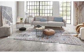 Covor Nouristan Vivana, 160 x 230 cm, albastru - bej