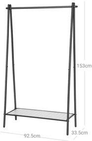 Cuier de podea LINEA, negru