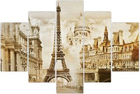 Tablou - Monumente din Paris (150x105 cm)