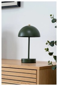 Veioză verde-închis LED cu abajur din metal (înălțime 25 cm) Holt – House Nordic