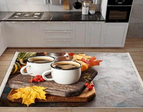 Covor bucatarie antiderapant, 120x180 cm, Coffee Moments