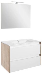 Porto Prime 80 complet stejar sonoma alb