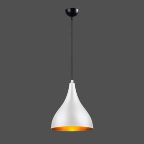 Pendul cu un glob alb-auriu homs ro11372