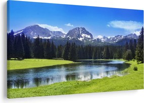 Tablou - vâfurile montane înzăpezite (90x60 cm)