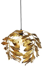 Lampă suspendată vintage aur antic 40 cm - Linden