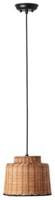 Lustra / Pendul suspendat design natural din ratan SAIPAN 22,5cm