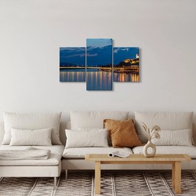 Tablou cu Bratislava și palat (90x60 cm)