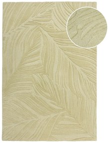Covor verde din lână 200x290 cm Lino Leaf – Flair Rugs