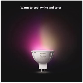 Bec LED RGBW Philips Hue WACA GU5,3/MR16 6,3W 12V 2000-6500K dimabil