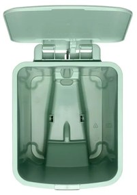 Coș cu pedală Brabantia StepUp 1008481, 16 L, Materiale ecologice, Deschidere mare, Verde deschis