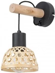 Aplica vintage 1 bec E27 Rattan 71025 Rabalux