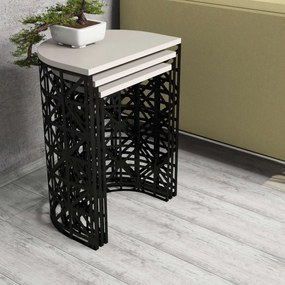 Masă pliabilă Stil Metal Ferforje, 3 buc