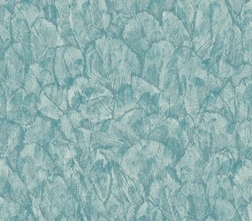 Tapet Tranquil, Seafoam Green Luxury Feather, 1838 Wallcoverings, 5.3mp / rola