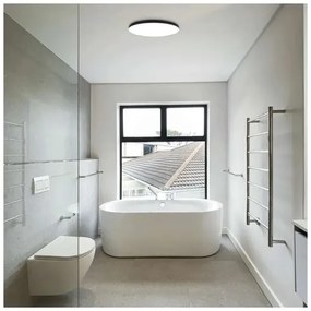 Plafonieră LED pentru baie LED/18W/230V 3000/4000/5700K IP55 negru