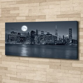 Print pe pânză New york, pe timp de noapte