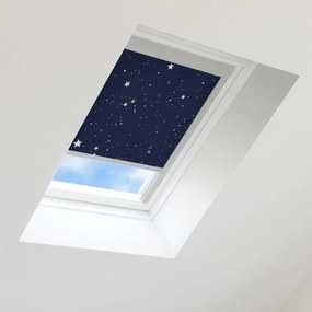 Rolete pentru ferestre de mansardă potrivite pentru Dakstra S6A, Night Sky