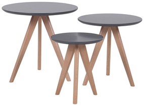 Set mese de cafea 3buc. Votas (gri). 1009367