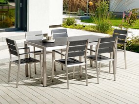 Set mobilier de grădină Valero (negru) . 1076388