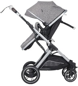 Carucior nou nascuti 3 in 1 NOVOKIDS™ H3100 series, Cu geanta bebe, Cadru Aluminiu, Amortizoare, Roti din cauciuc plin AVE, Landou, Scoica auto,