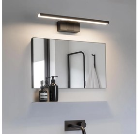 Aigostar - Lumină LED pentru oglindă de baie, 8W, 230V, 4000K, 40 cm, IP44, negru