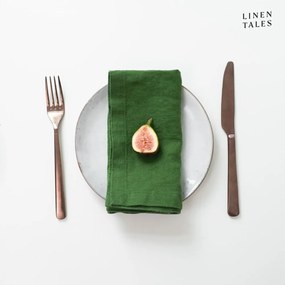 Șervețele 2 buc. din in 40x40 cm True Green – Linen Tales