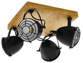 Eglo 49079 - Plafonieră cu spoturi GATEBECK 4xE14/40W/230V