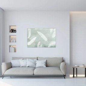 Tablou - Pene albe (90x60 cm)