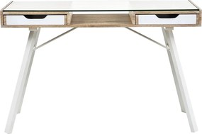 Birou B33, stejar sonoma/alb, 120x60x76 cm