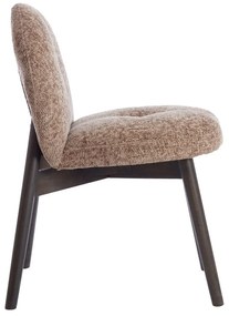 Set de scaune de sufragerie maro 2 buc. tapițat Sinosa – Light &amp; Living