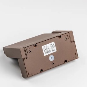 Redo 90588 - Corp de iluminat exterior LED cu senzor FLIP, 20 W, 230 V, 3000 K, IP54, maro